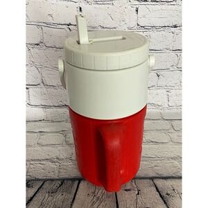 VTG Coleman Pepsi Pizza Hut Relief Pitcher 1/2 Gallon Jug Handle 1980s Red White